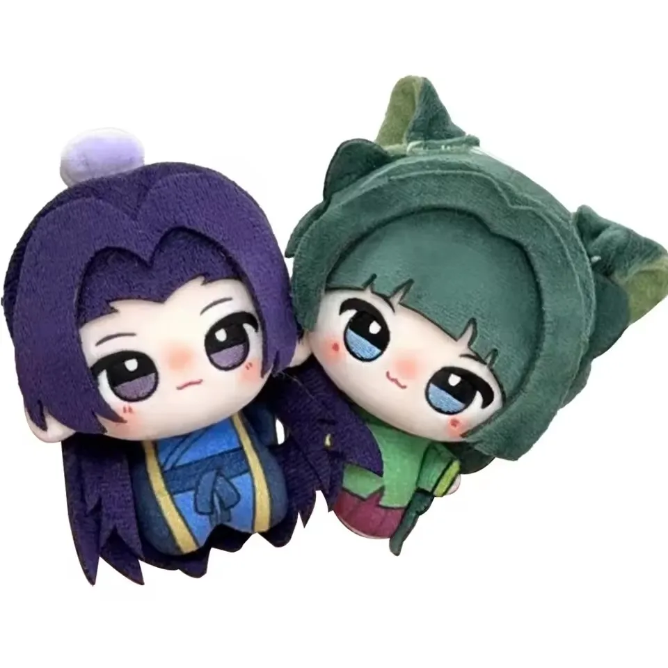 Color: FireBrick, Height: 0-10cm - Genuine Anime The Apothecary Diaries Kusuriya no Hitorigoto Maomao Jinshi Renshi Plush Doll Stuffed Toy Plush Pendant Kids Gifts