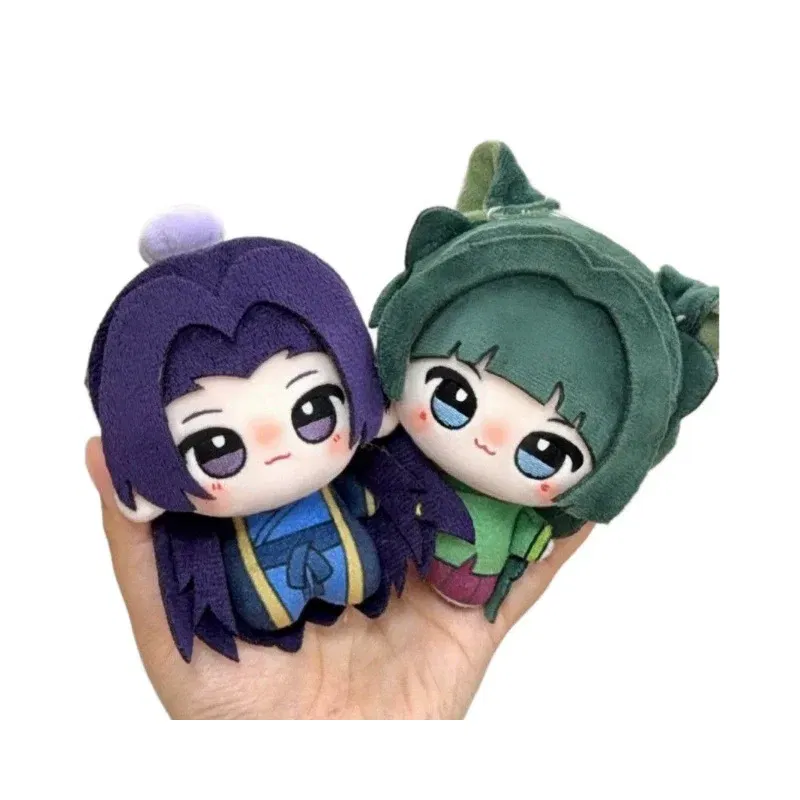 Color: FireBrick, Height: 0-10cm - Genuine Anime The Apothecary Diaries Kusuriya no Hitorigoto Maomao Jinshi Renshi Plush Doll Stuffed Toy Plush Pendant Kids Gifts