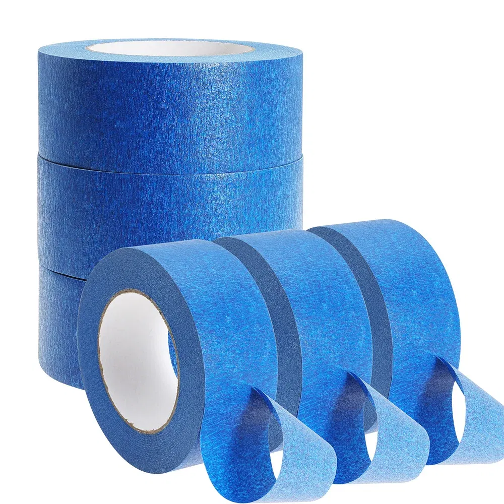 Color: black - 3 Roll/Set Paint Tape Multi-Surface Masking Easy Removal Paint Tape Security Wall Painting Crafts Art Construction Home 20m/Roll