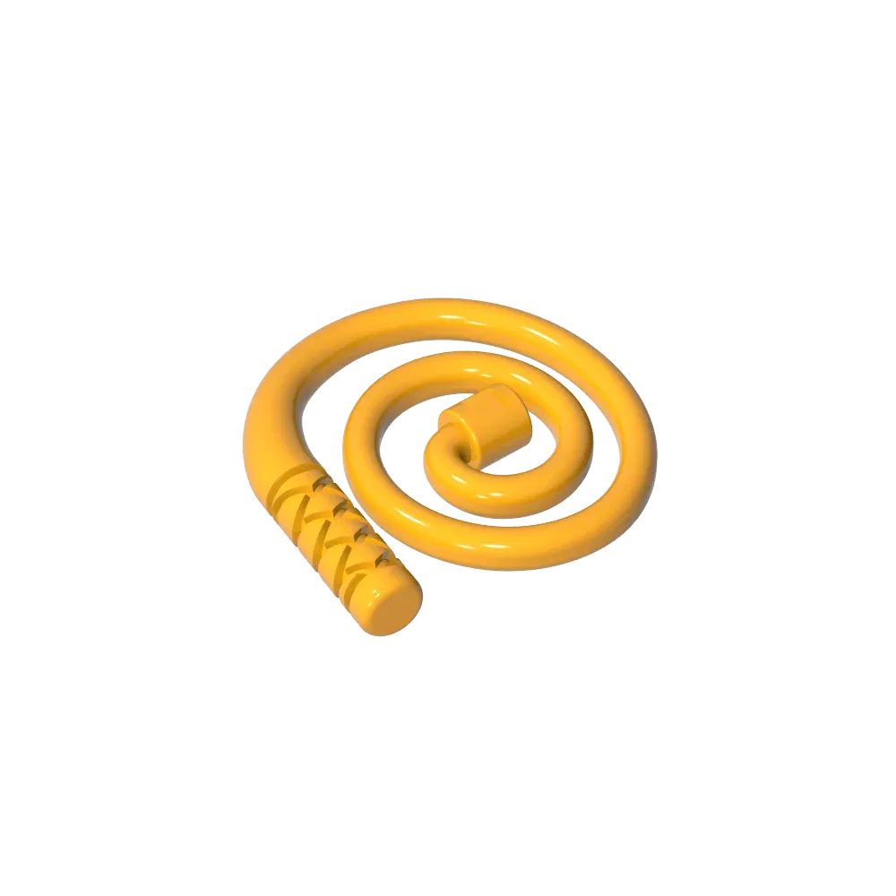 Color: Wood - Gobricks GDS-M300 Equipment Whip [Coiled] compatible with lego 61975 Assembles Building Blocks children's toys