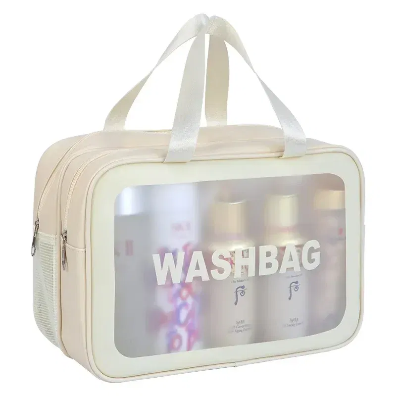 Color: PURPLE - Wet-dry separation makeup bag portable toiletry bag travel essentials large capacity storage bag fitness swimming essentials