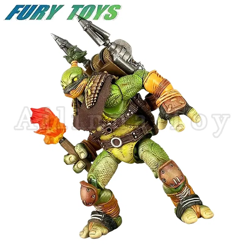 Color: PURPLE - Fury Toys 1/12 5inches Action Figure Wave 3 Rage Samurai Force Turtle Summer Anime Model