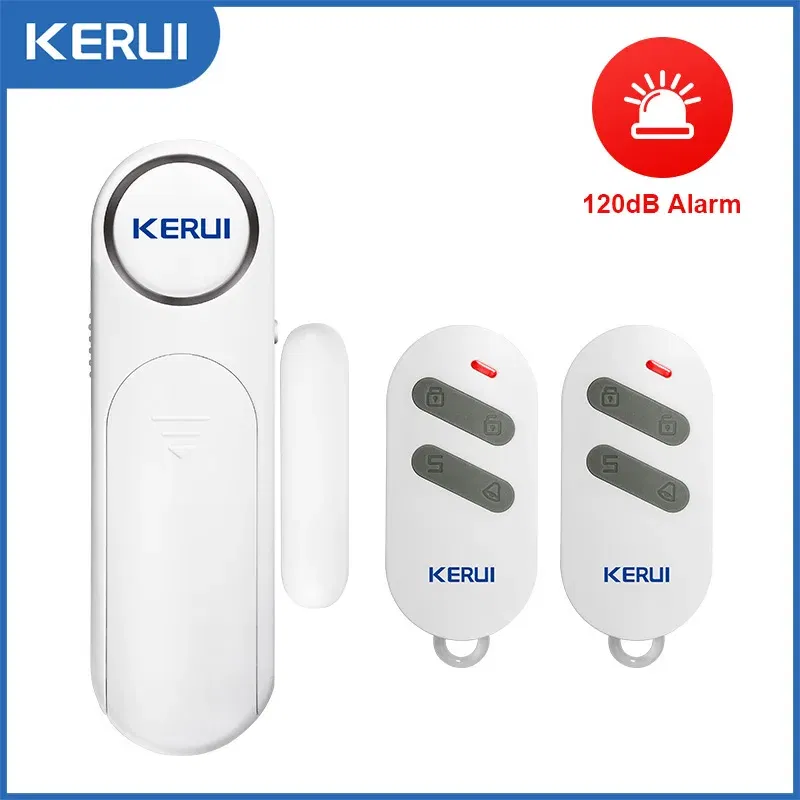 Color: Green, Ships From: CHINA - KERUI Wireless Door/Windows Sensor Alarm 300ft 120dB Anti-Theft Smart Remote Control For Kids Cabinet Safety Home Security
