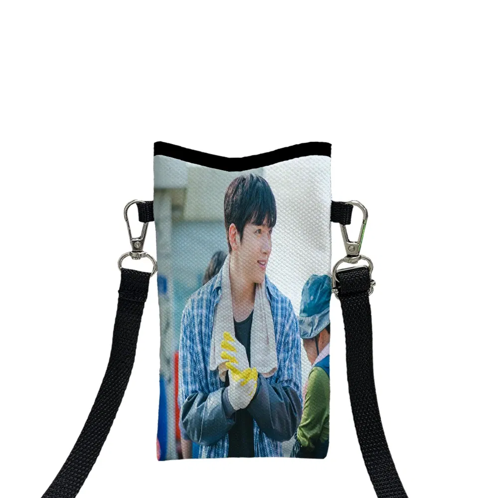 Color: Red, Size: Extra Large - Ji Chang Wook Phone Bag Adjustable and Detachable Strap Designed for Women Crossbody Convertible ShoulderBag3.3