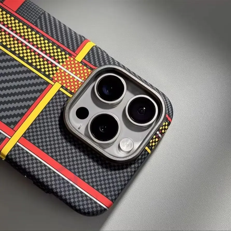 Color: Blue, Material: Denim - Luxury Alloy Lens Personalized Pixel 3D Relief Carbon Fibre Pattern Case For iPhone 13 14 15 16 Pro Max Slim Cover For Magsafe