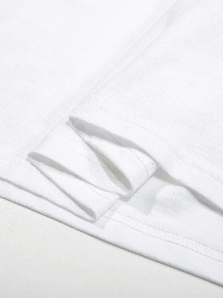 Color: Watermelon red, Size: XL - Summer Lemon Cherries Prints T-Shirts Cotton Women's Tops Oversize O-Neck Soft Short Sleeve tees Street Casual Womans Clothes