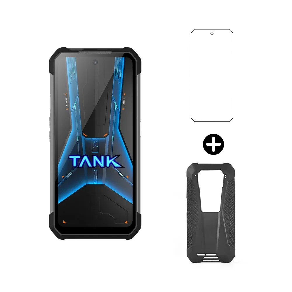 Color: Blue, Ships From: CHINA, RAM: 18GB, Bundle: Bundle 1, ROM: 512G - 8849 Tank 3 Pro by Unihertz Rugged Projector Smartphone Android 23800mAh 32/36GB RAM 512GB ROM 5G 120W Charger OTG Phone