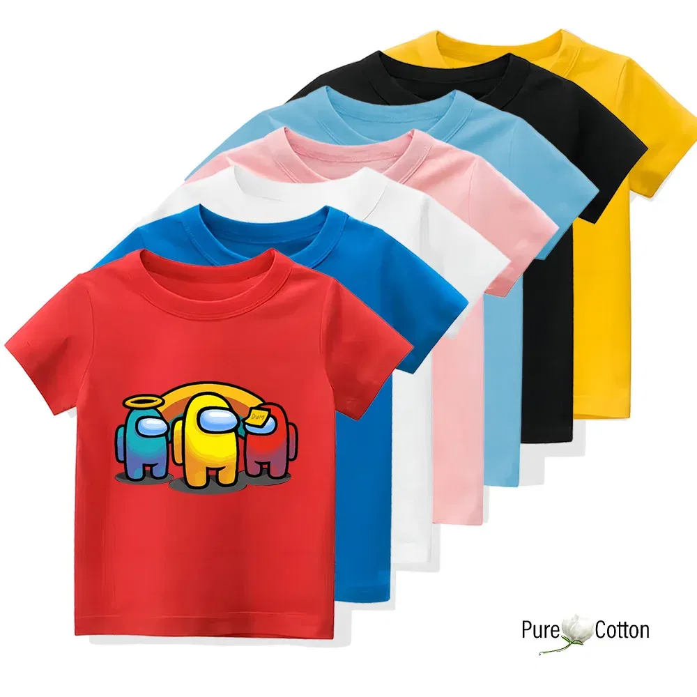 Color: green, Kid Size: 2T - Summer trend wear with many anime patterns sunscreen printing close to the skin cool 4-12 years old children delicate line unifo