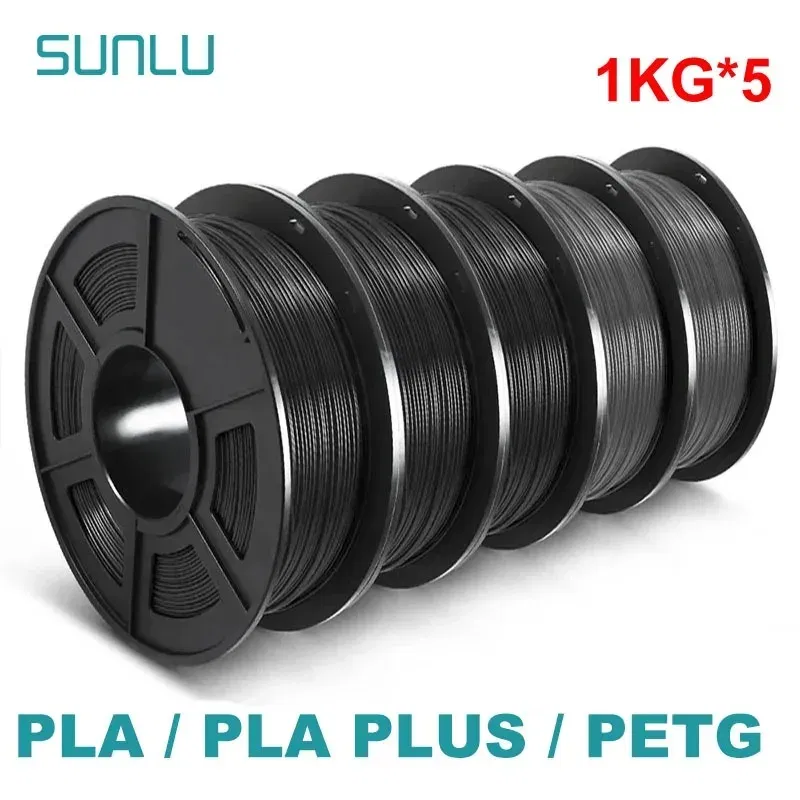 Color: Glowing Orange, Ships From: CHINA - Top 5KG 3D PLA/PETG/PLA PLUS/Clear Filament 1.75mm 5Roll 1KG 3D Printer Neatly Wound 3D Filament for 3D Printer& 3D Pen