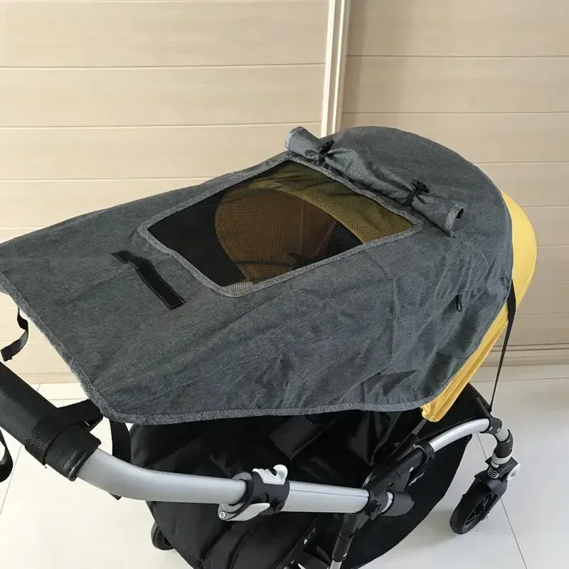 Color: Blue - Universal Baby Stroller Accessories Sun Shade UV Protection Sunshade Carriage Canopy Cover for Prams Infants Car Seat Sun Visor