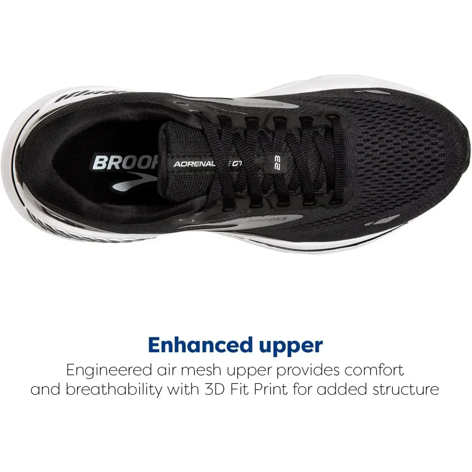 Color: black, Shoe Size: 41 - Brooks Men?™s Adrenaline GTS 23 Supportive Running Shoe