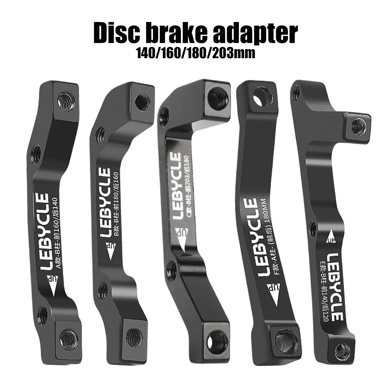 Color: Yellow - MTB Brake Disc Adapter Hydraulic Brakes Bracket IS PM Brake Caliper Disc Post Mount Adapter for 140 160 180 203mm Rotor