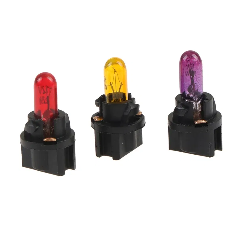 Emitting Color: Warm White - 10Pcs T5 SMD LED Car Light Automobiles Light-emitting Diode Instrument Gauge Dashboard Light Bulbs Auto Interior Indicator Lamp
