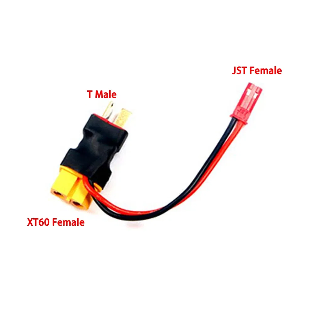Color: Army Green - 1pcs XT60 XT T plug Female to Male JST Male / Female  Adapter For RC Helicopter Quadcopter LiPo Battery Plug Connector