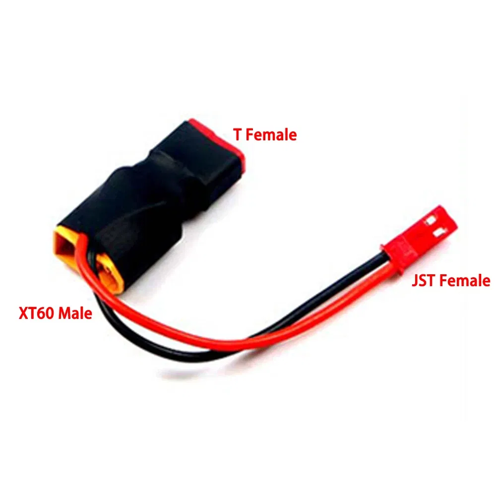 Color: Army Green - 1pcs XT60 XT T plug Female to Male JST Male / Female  Adapter For RC Helicopter Quadcopter LiPo Battery Plug Connector