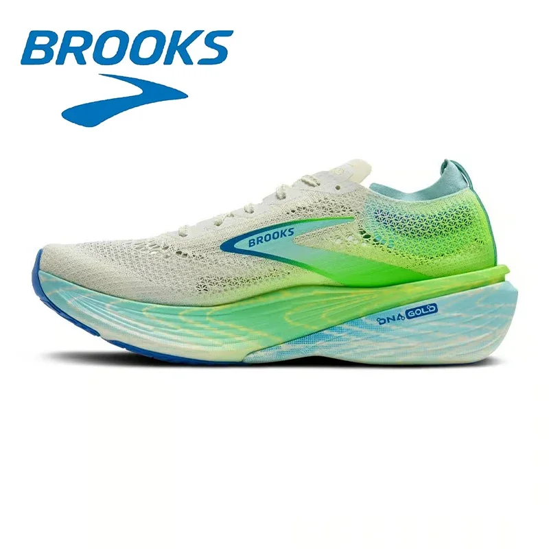 Color: MULTI, Shoe Size: 45 - Brooks Hyperion Elite 4 Series Gray Green Men's Casual Running Shoes Daily Cushioning Breathable Walking Sports Shoes