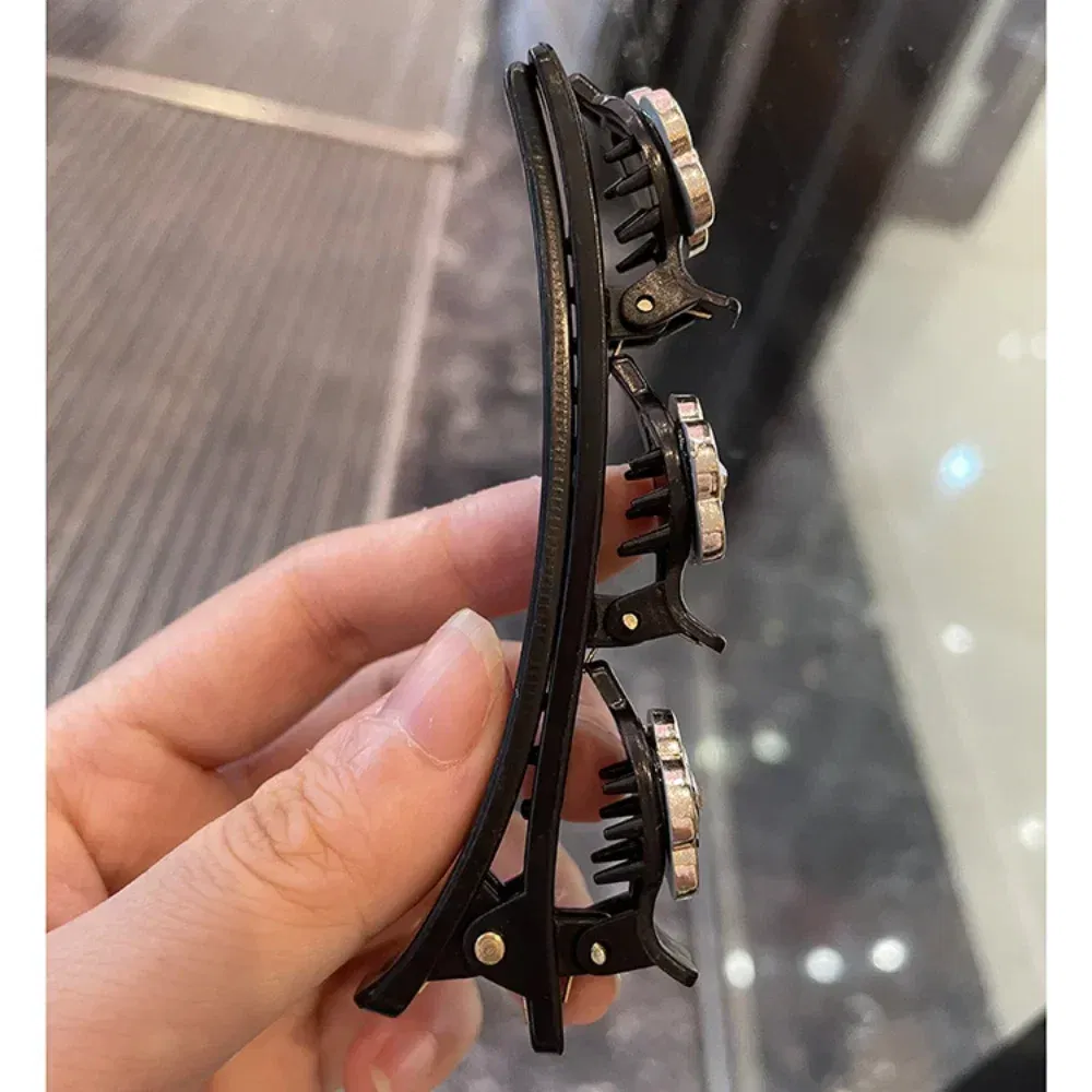 Color: light green - Double Layer Braided Hairpin Hair Hoop Broken Hair Clip Women Hairpin Korean Fixed Headband New Hairpin Lazy Hair Accessories