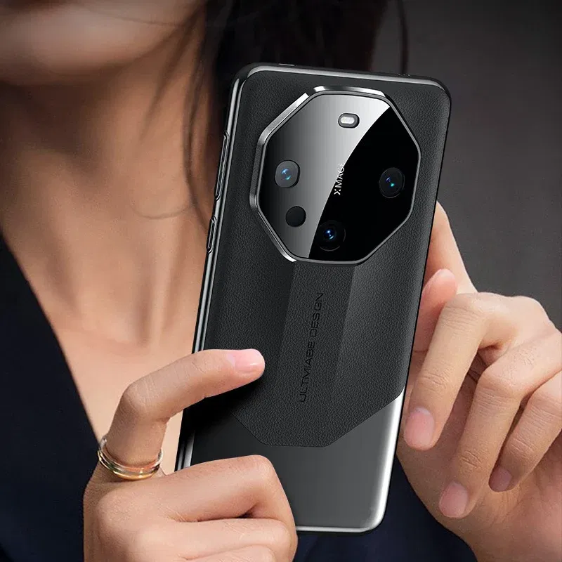 Color: Beige, Material: Microfiber - For Huawei Mate 60 Pro 50 40 Plus RS Case Lens Protective  Mate60 Mate60Pro 60Plus 60RS Full Cover Camera Protector Shell