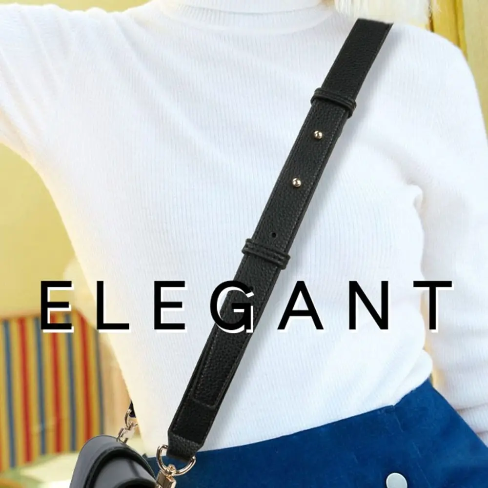 Color: Rose Gold - Genuine Leather Handbag Strap Shoulder Crossbody Bag Strap Modifications Wide Shoulder Strap Replacement Strap