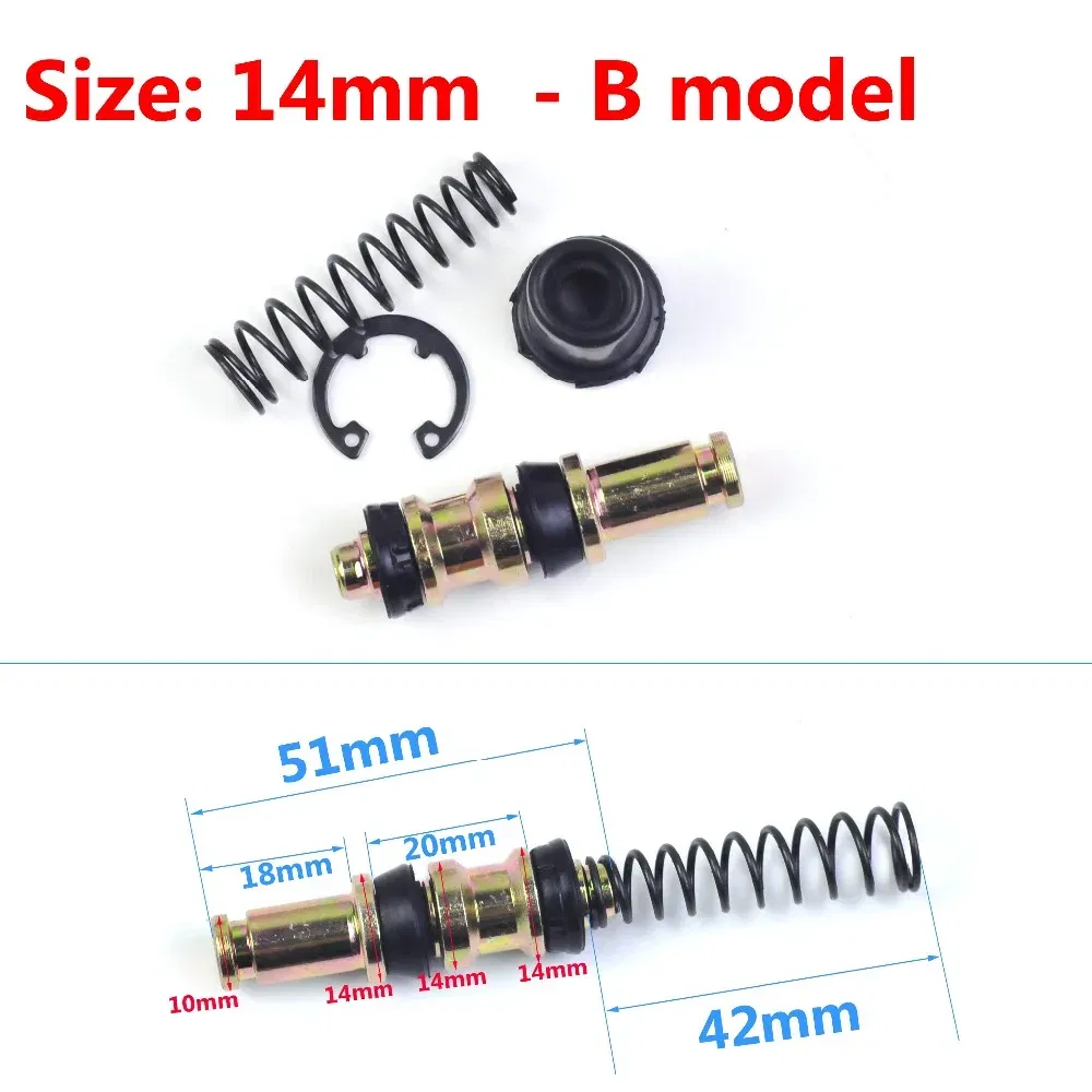 Color: MULTI - Motorcycle Clutch Brake Pump Piston Plunger Repair Set Master Cylinder Piston Rigs Repair Fit Motocros/Scooter Brake Accessories