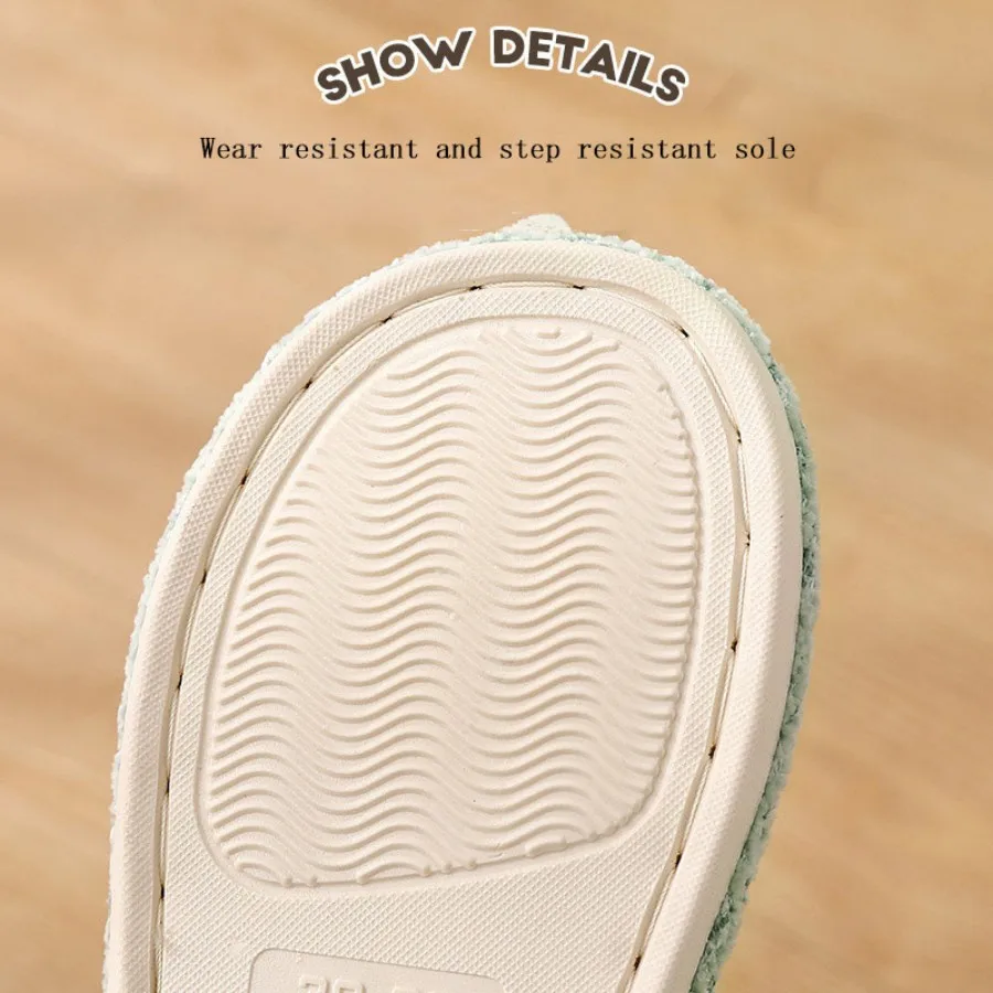 Color: Grape, Shoe Size: 38-39 - 2024 New Women's Fashion Home Linen Couple Slippers Breathable Home Shoes Moisture Absorbing Anti slip Cotton Linen Slippers