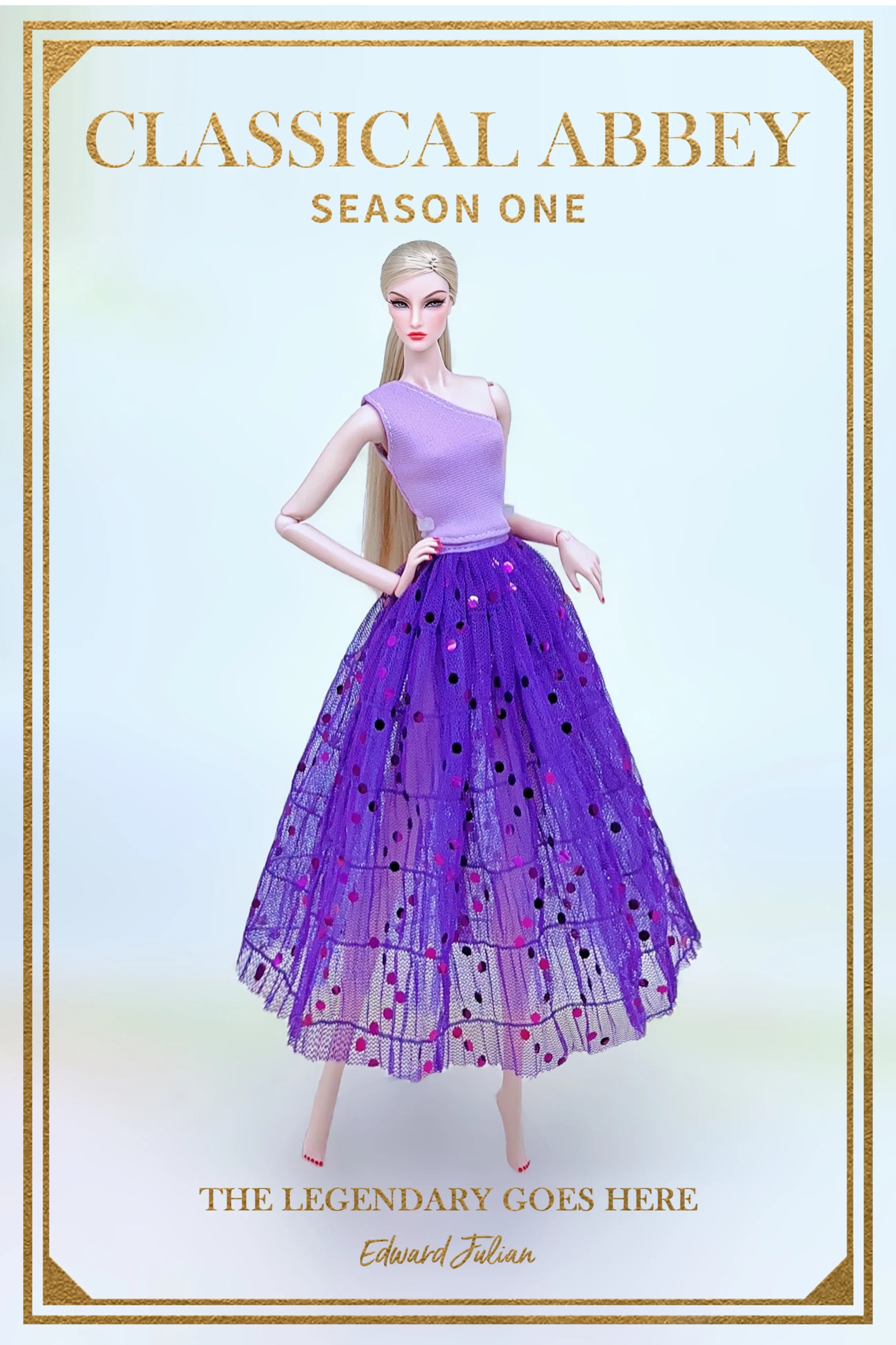 Color: Violet - for sexy for barbie doll clothes
