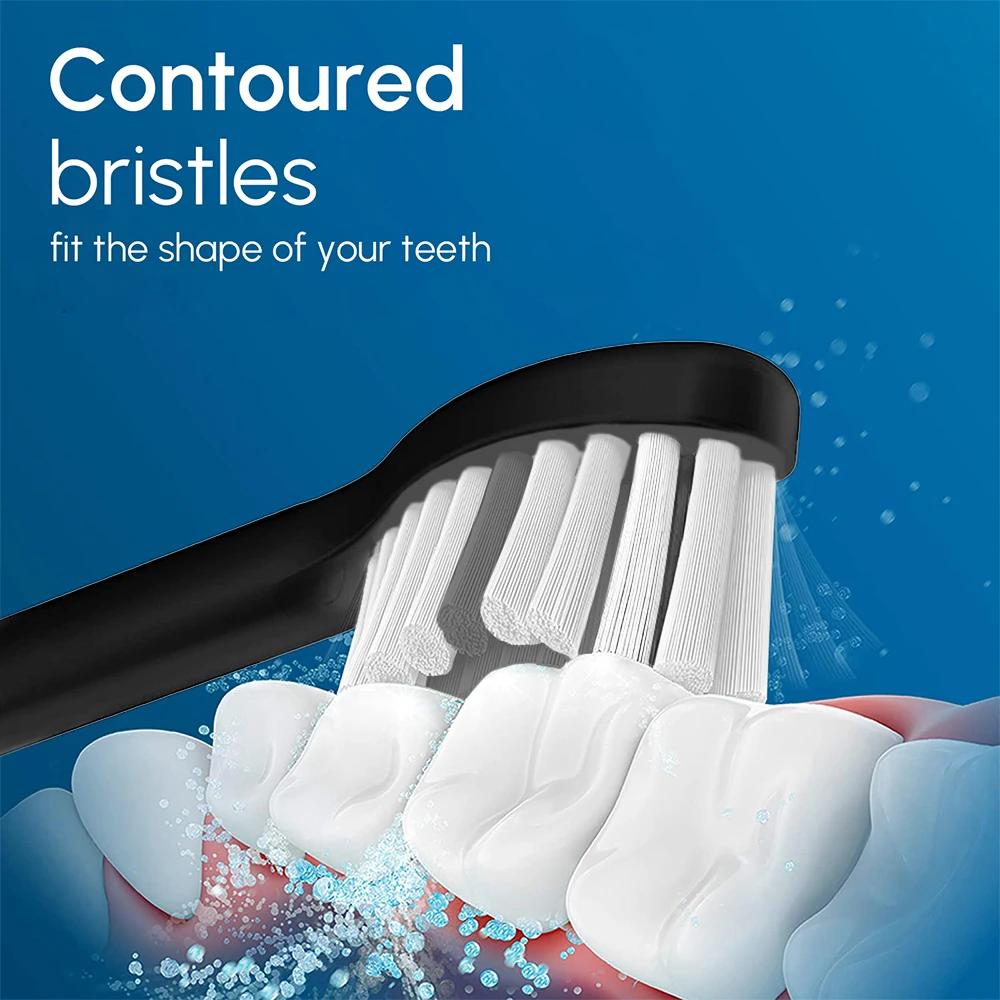 Color: Brown - Replacement Toothbrush Brush Heads Compatible with Philips Sonicare Professional Electric Toothbrush Pro1100 4100 6100 6500 7500