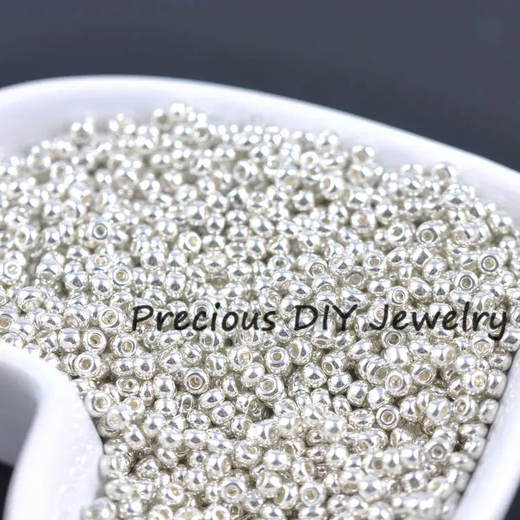 Color: DEEP BLUE, Item Diameter: 4mm - Gold and Silver Color 2mm 3mm 4mm Crystal Glass Spacer beads,Czech Seed Beads For Jewelry Handmade DIY BLUV03X