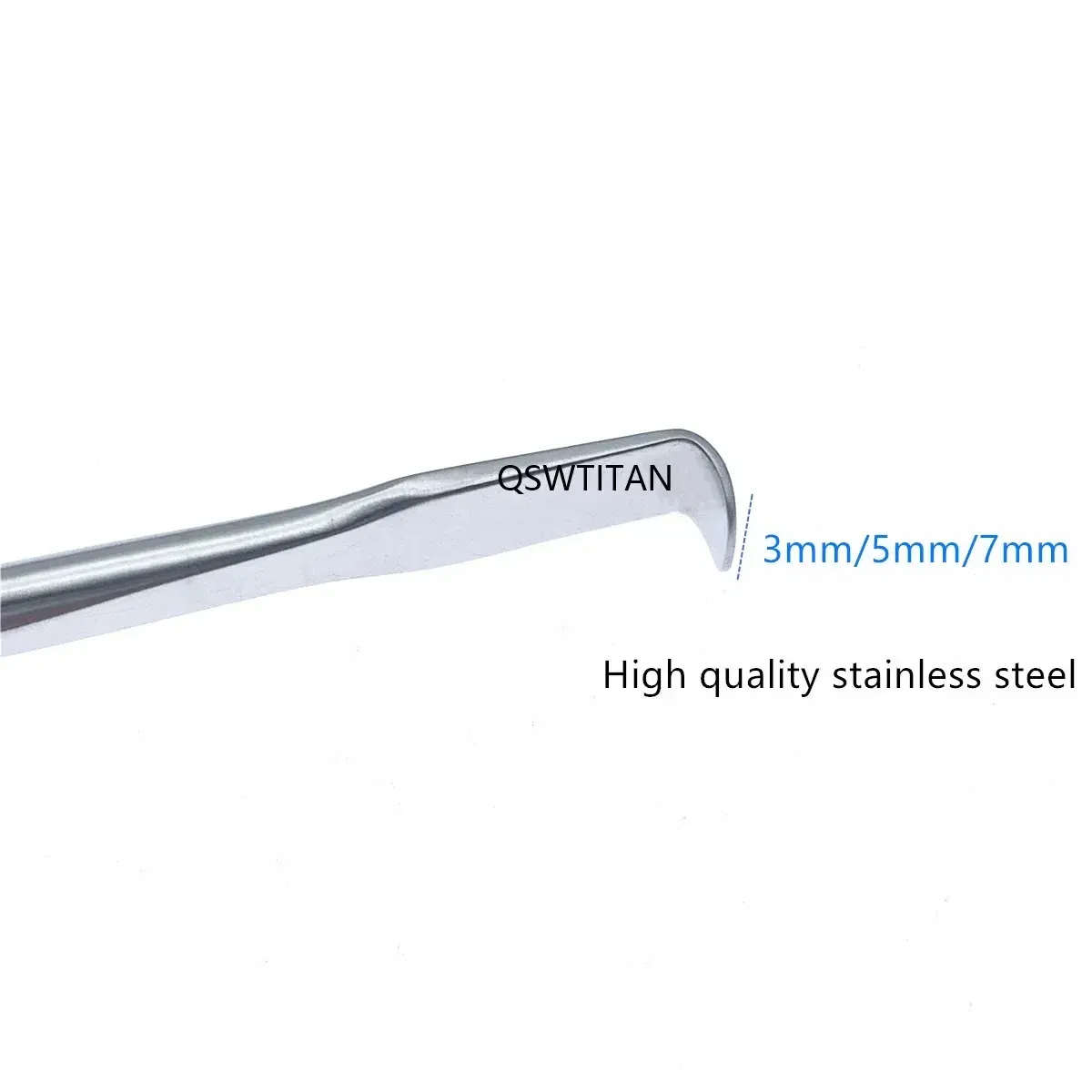 Color: Yellow - Nerve Root Hook Retractor with wooden handle brain Bone Retractor Stainless Steel nerve pull hook