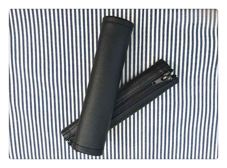 Color: black - 1:1 Baby Stroller Handle Leather Protective Case Cover for Bugaboo Bee5 Bee3 Bee 5 3 6