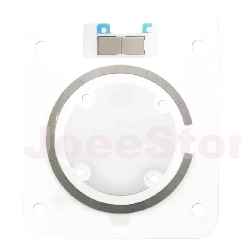 Color: WHITE, Ships From: CHINA - 2pcs Magsafe Magnetic Metal Ring For iPhone 15 12 13 14 Pro Max Mini Plus Back Housing Glass Wireless Charging Magnet Repair