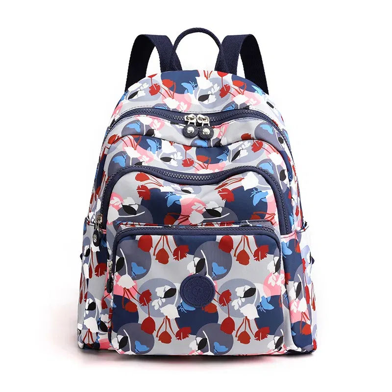 Color: Ivory - Printing Backpack for Women Travel High Capacity Waterproof College Backpack Trendy Women Laptop School Bags Cute Girl