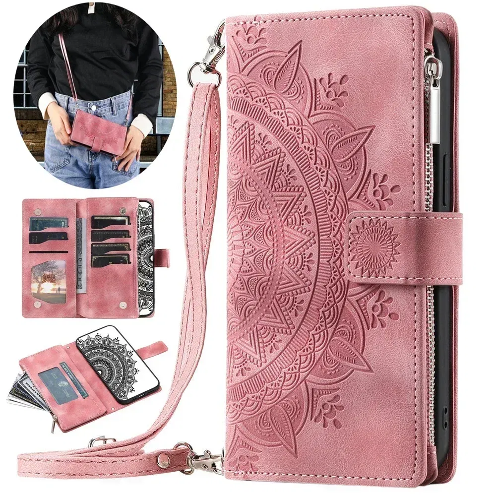 Color: MAROON, Material: Plastic - Capa For Motorola G85 G54 Power G24 G34 G45 5G Flip Case Zipper Leather Book Funda Moto G84 G53 23 G14 13 G04 S G 54 84 73 64 45