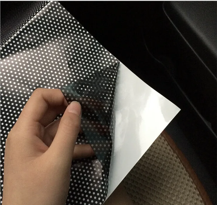 Size: 85*145cm - Car Styling 2pcs/set PVC Car Side Window Sunshades Electrostatic Sticker Sunscreen Film Stickers Cover Automobiles Accessories