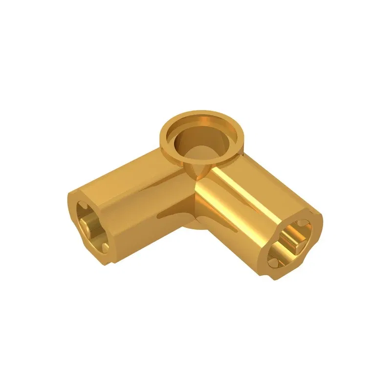 Color: DARK GRAY - Gobricks GDS-921 Technical, Axle and Pin Connector Angled #6 - 90 degrees compatible with lego 32014 pieces of children's DIY