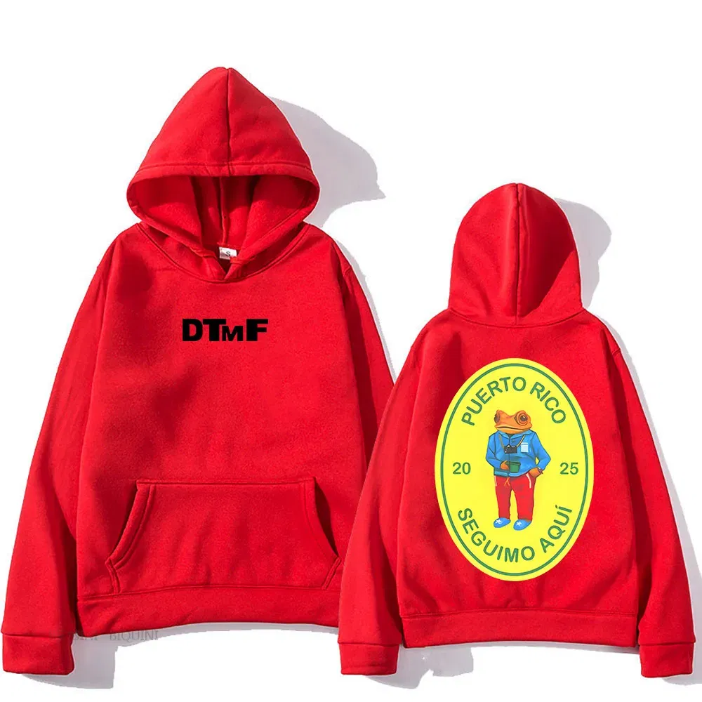 Color: Champagne, Size: XS - DTMF Deb?­ Tirar Más Fotos 2025 New Album Hoodies Bad Bunny Singer Printing Sweatshirts Men Women Clothing Sudaderas Hombre Male