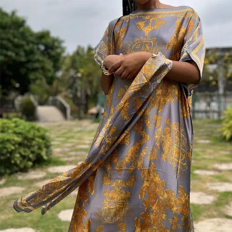 Color: Orange, Size: One Size, Ships From: CHINA - Middle Eastern Women And Clothing, Muslim Robe, Malay Indonesian Dress  Printed Sleeveless Elegant Robe
