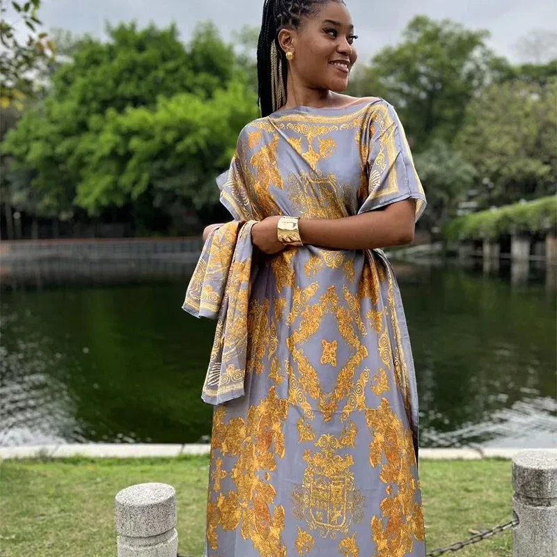 Color: Orange, Size: One Size, Ships From: CHINA - Middle Eastern Women And Clothing, Muslim Robe, Malay Indonesian Dress  Printed Sleeveless Elegant Robe