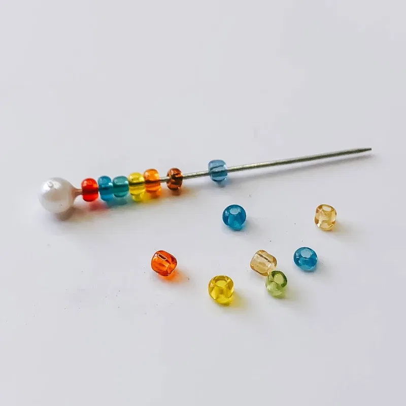 Color: black, Item Diameter: 4mm - 2mm 3mm 4mm Glass Seed Loose Beads Small Charms DIY Craft Bracelet Beads for Jewelry Making Supplies Necklace Accessories