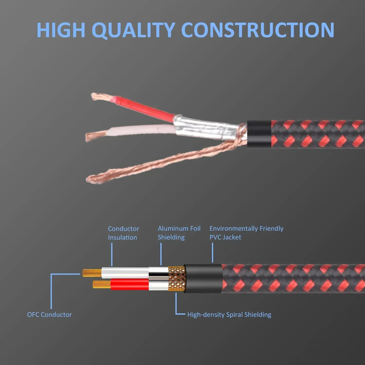 Color: Black, Length: 30m - TIMEYES 3.5mm To Mini XLR Female Stereo Audio Cable 1/8 Inch TRS To 3-pin Mini XLR Female Headphones Audio Cable