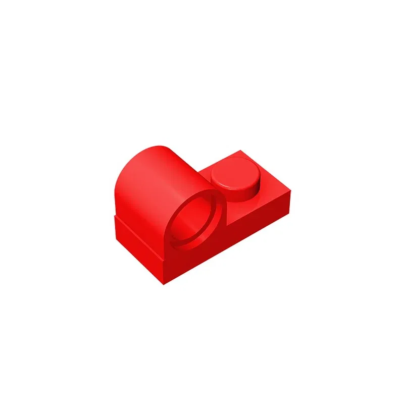 Color: light yellow - Gobricks GDS-811 Plate, Modified 1 x 2 with Pin Hole on Top compatible with lego 11458 pieces of children's DIY