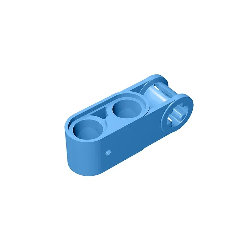 Color: Yellow - Gobricks GDS-936 Technical, Axle and Pin Connector Perpendicular 3L with 2 Pin Holes compatible with lego 42003 Assembles