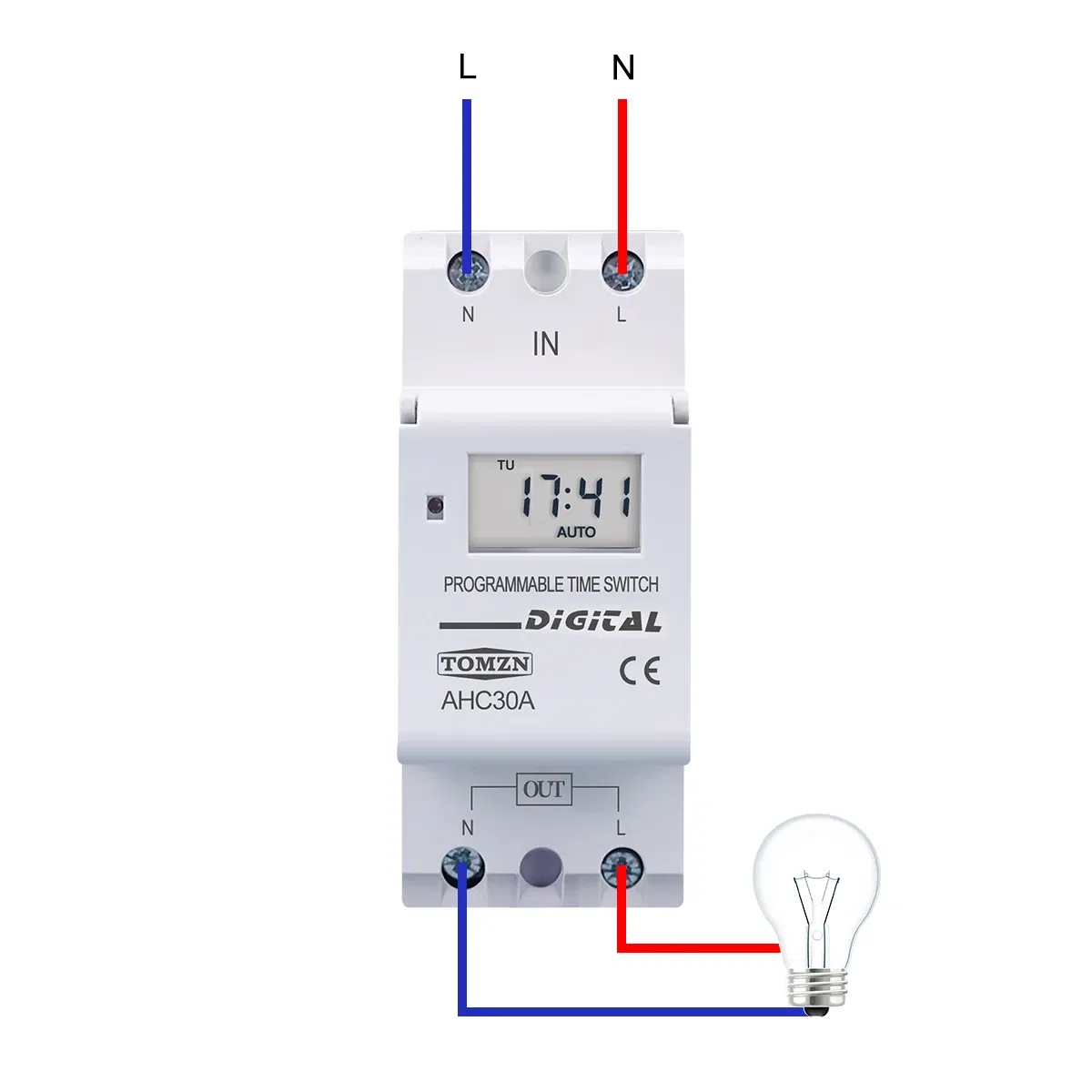 Size: Other, Current Range: Current Range 1 - New type Din Rail 2 wire Weekly 7 Days Programmable Digital TIME SWITCH Relay Timer Control AC 220V 230V 12V 24V 48V 16A