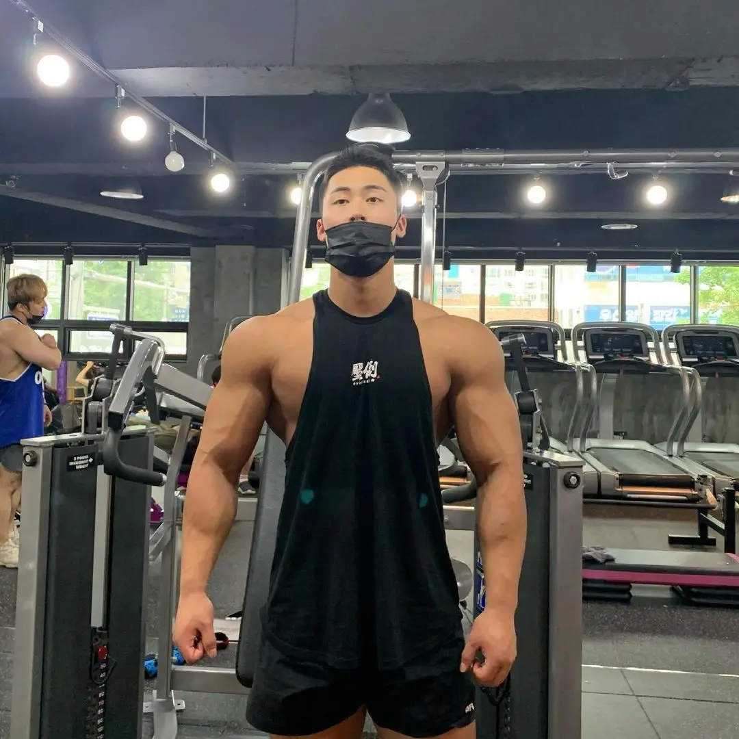 Color: SKY BLUE, Size: M - Summer New Figure Sports Vest Men's Cotton Elastic Training Fitness Vest Fashion Basketball Enthusiasts Hot Transfer Logo