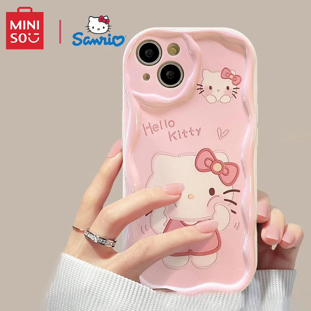 Color: black, Material: tpu - Miniso Sanrio Collaboration Hello Kitty Phone Case For  Samsung Galaxy S10 S20 S21 S22 S23 S24 FE Plus Ultra Note 20 Phone Case