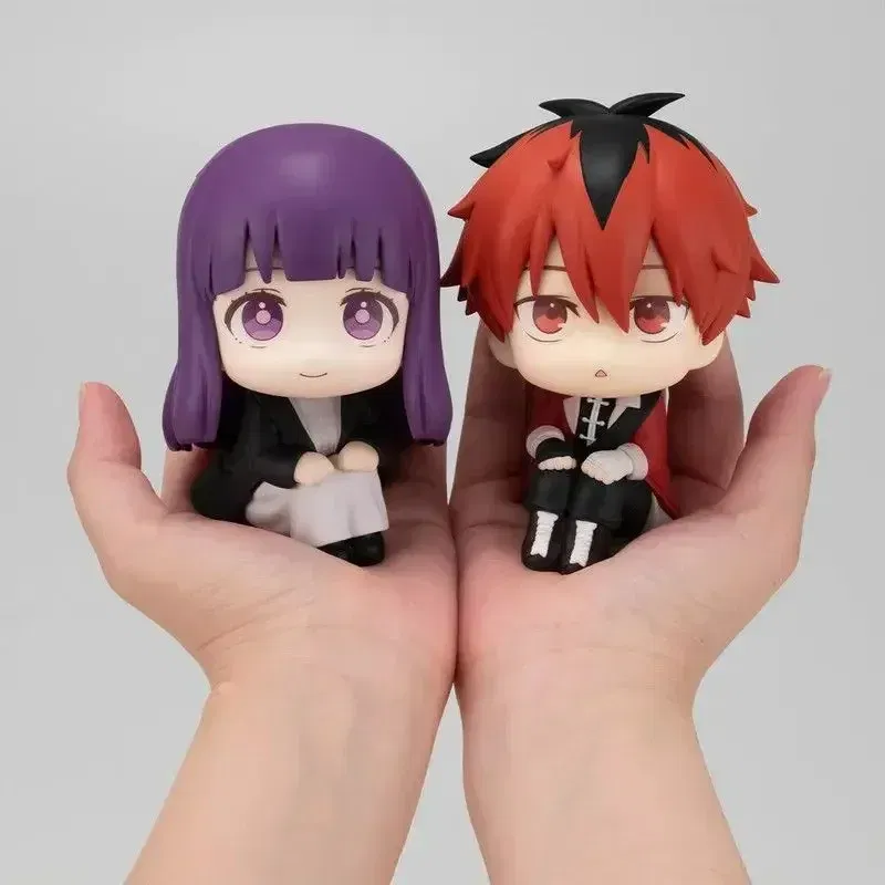 Color: black - Anime Beyond Journey End Frieren Figure Fern Action Figures Cute Stark Figurine Look Up Model Decor Dolls PVC Collectible Toys