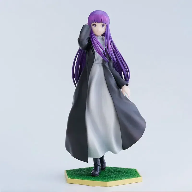 Color: black - Anime Beyond Journey End Frieren Figure Fern Action Figures Cute Stark Figurine Look Up Model Decor Dolls PVC Collectible Toys