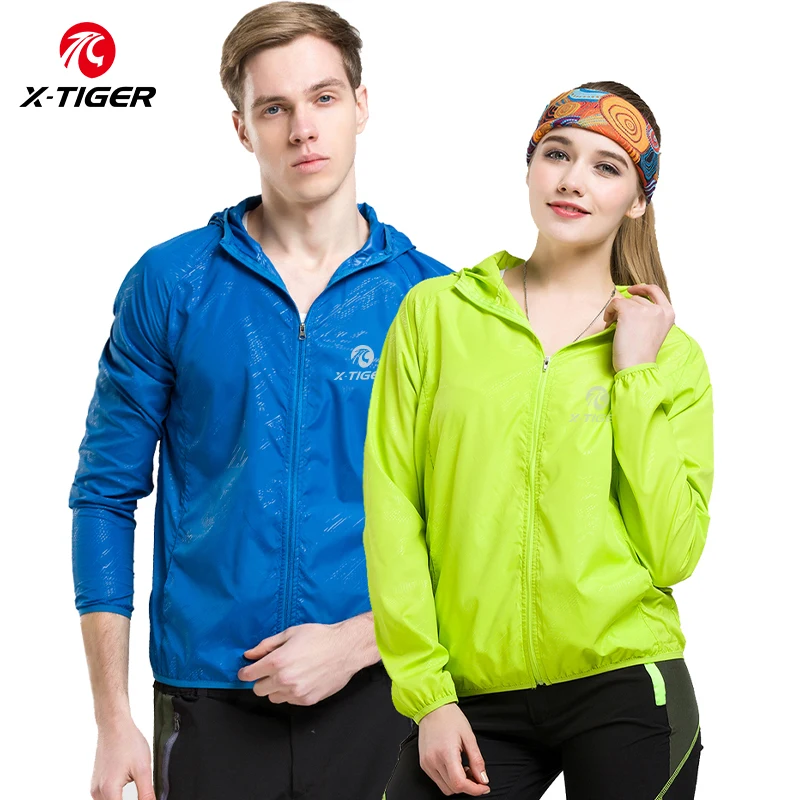 Color: Black, Size: XL - X-TIGER 4 Colors MTB Cycling Jersey MultiFunction Jacket Waterproof Windproof TPU Raincoat Bicycle Sun protection clothing