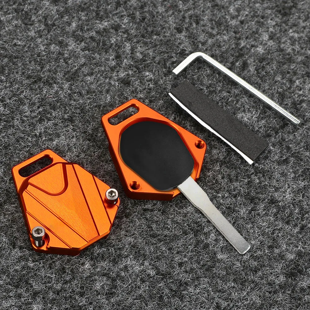 Color: Clear - CNC Key Cover Cap Keys Case Shell FOR K-T-M Duke 125 200 250 390 690 990 DUKE390 DUKE250 DUKE200 DUKE690 DUKE990 RC 125 200 390