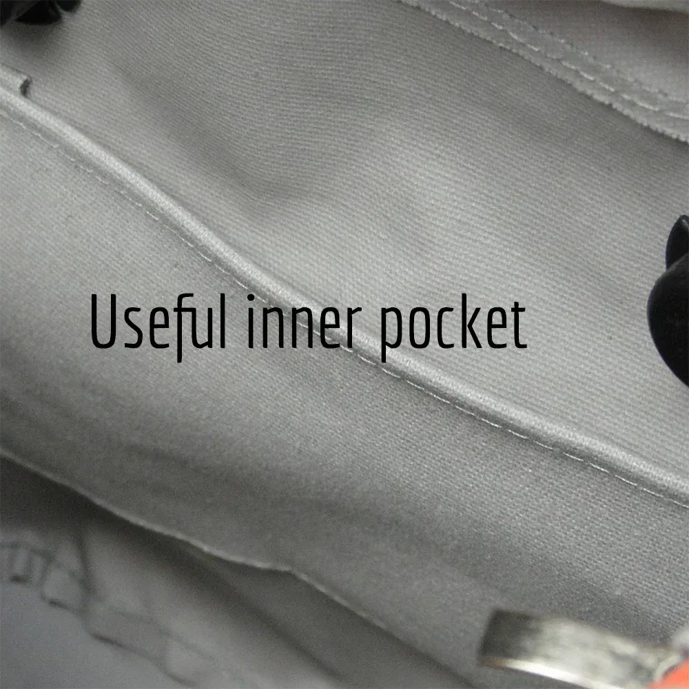 Color: light yellow - TANQU New Inner Lining Zipper Pocket for Classic Obag Insert with Inner Waterproof Coating for O Bag